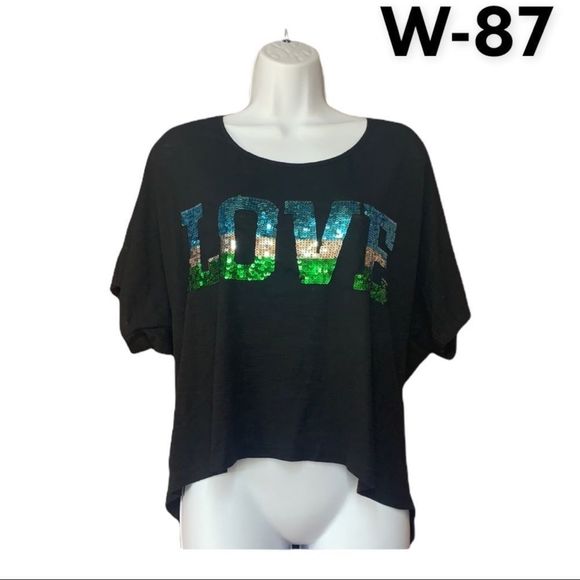 Dots Tops - SzXL Dots Sliced Back Love Top